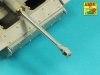 Aber 35l-336 Muzzle brake base barrel for German / lufa bez hamulca do StuG.III, Ausf.G & SyuG.IV tank guns 1/35